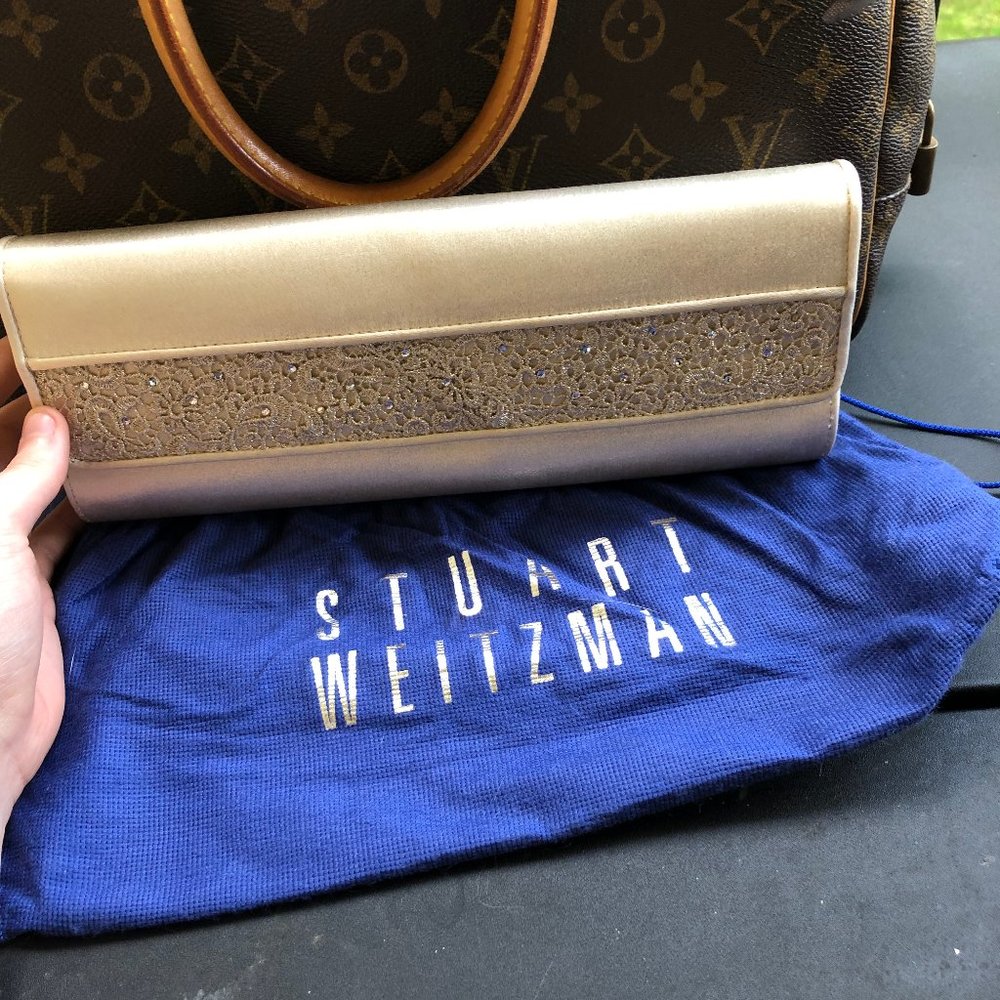 Stuart Weitsman Champagne Clutch